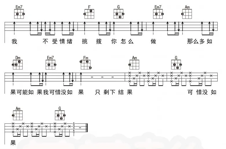 可惜没如果吉他谱第3张-林俊杰